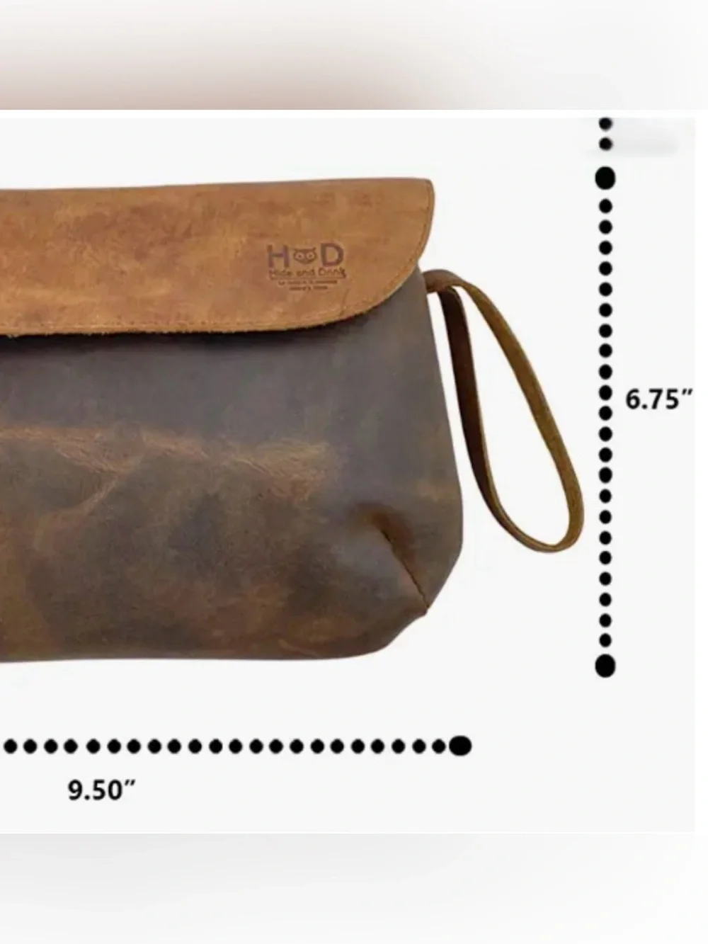 Hide & Drink Leather Clutch